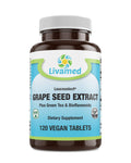 Livamed Leucoselect Grape Seed Extract 50 mg - 120 Tablets