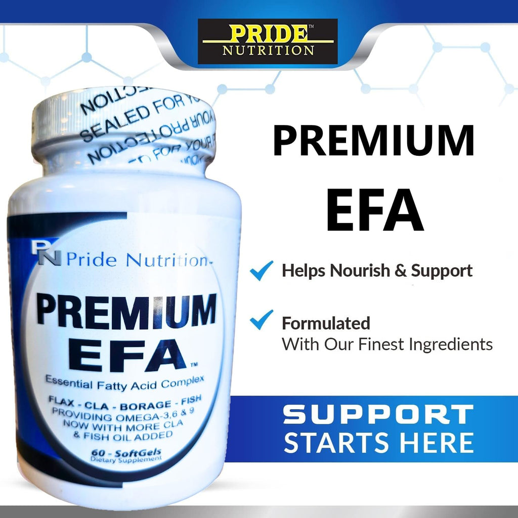 Pride Nutrition Premium EFA Omega 3-6-9 Supplement - Softgels - image 3