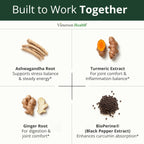 Vimerson Health Ashwagandha Capsules with Turmeric & Ginger - 60 Capsules - image 4