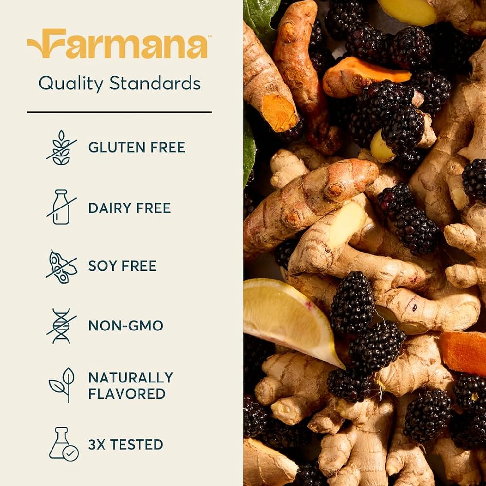 Farmana Immunity + Resilience Daily Immune Support Drink Mix - 12 Stick Packs - image 5