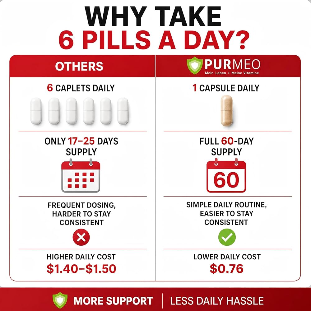 Purmeo Tinnitus Relief Supplement for Ear Comfort - 60 Capsules - image 4