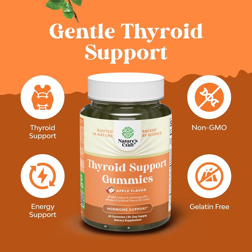 Natures Craft Vegan Thyroid Support Gummies