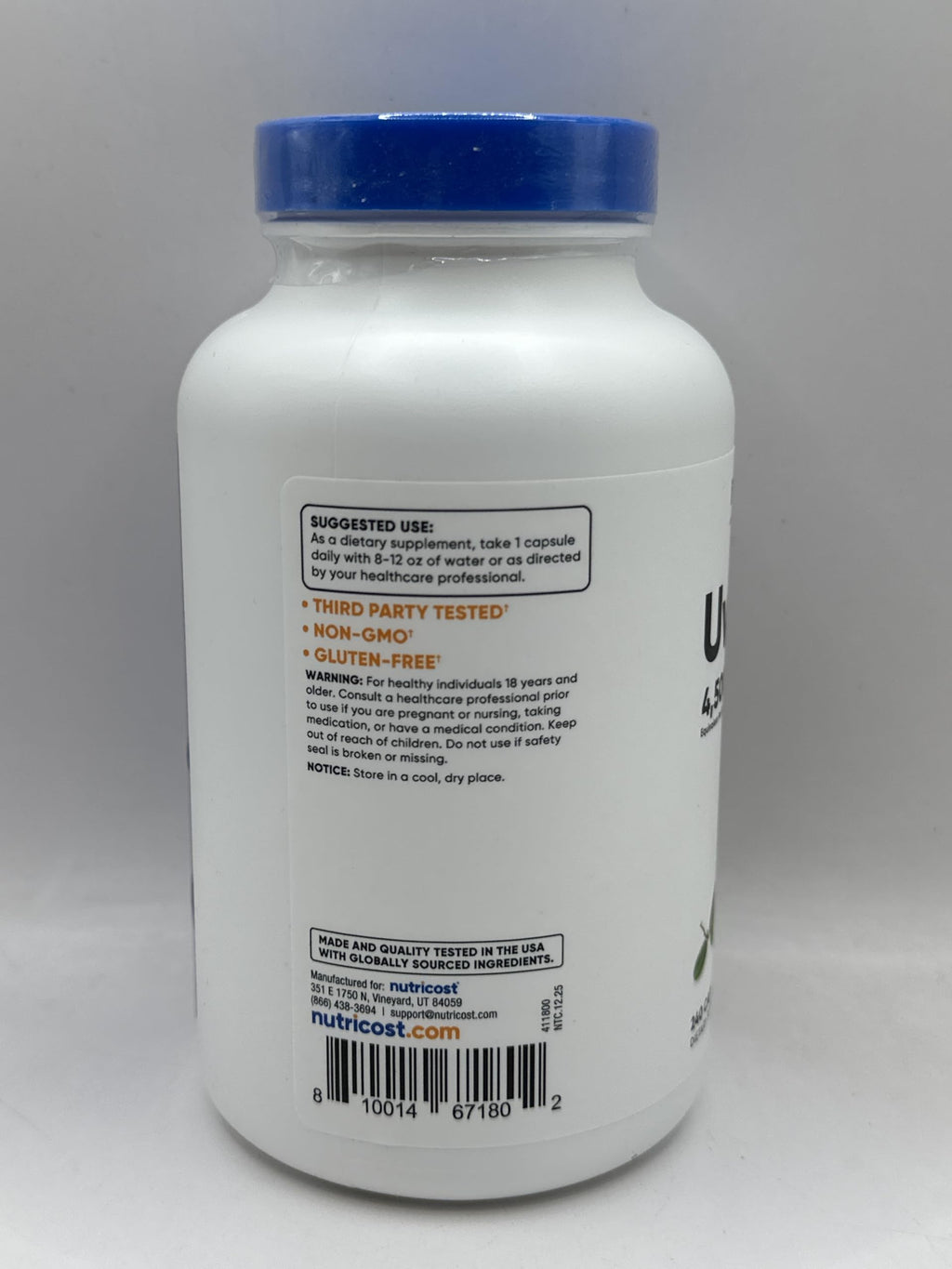 Nutricost Uva Ursi Extract 450mg - 240 Capsules - image 7