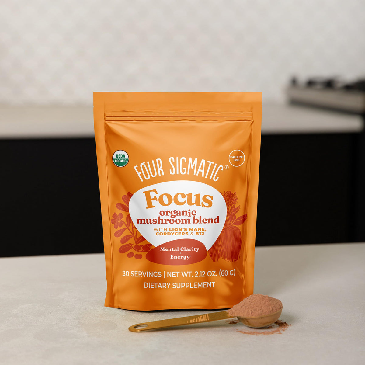 Four Sigmatic Focus Blend Lion's Mane Powder - 30 Servings - image 2