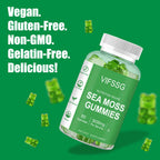 VIFSSG Sea Moss Gummies with Bladderwrack & Burdock Root - 60 Gummies - image 6