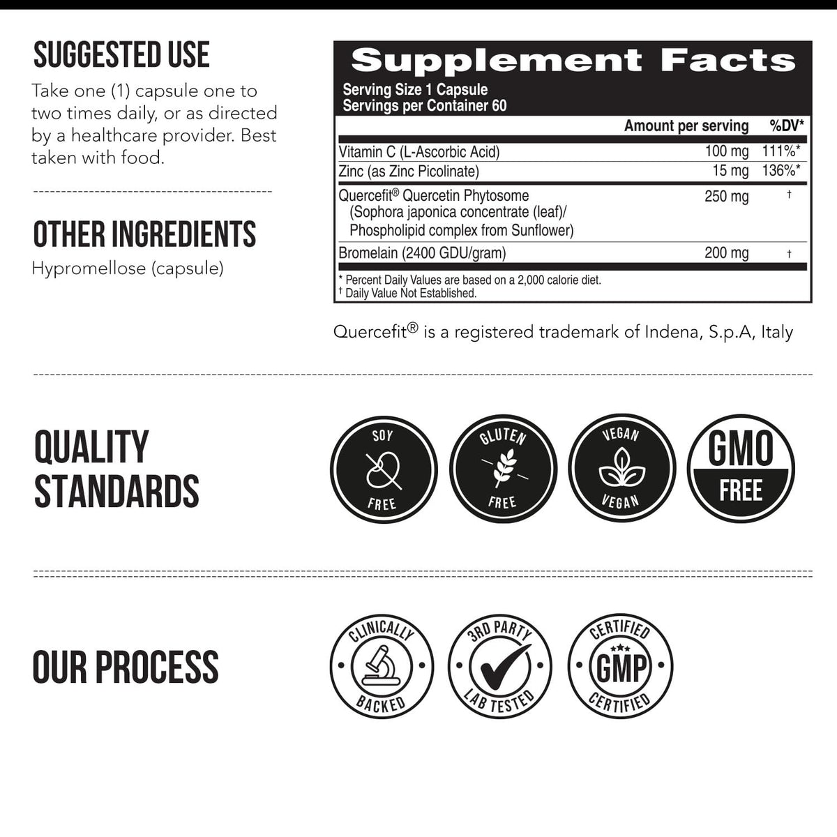 Triquetra Health Quercetin Phytosome 250mg - 60 Capsules - image 2