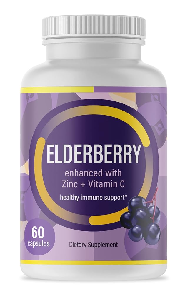 IMYOONITÉ ULTRA CLEAN Black Elderberry Capsules Immune Support - 60 Capsules