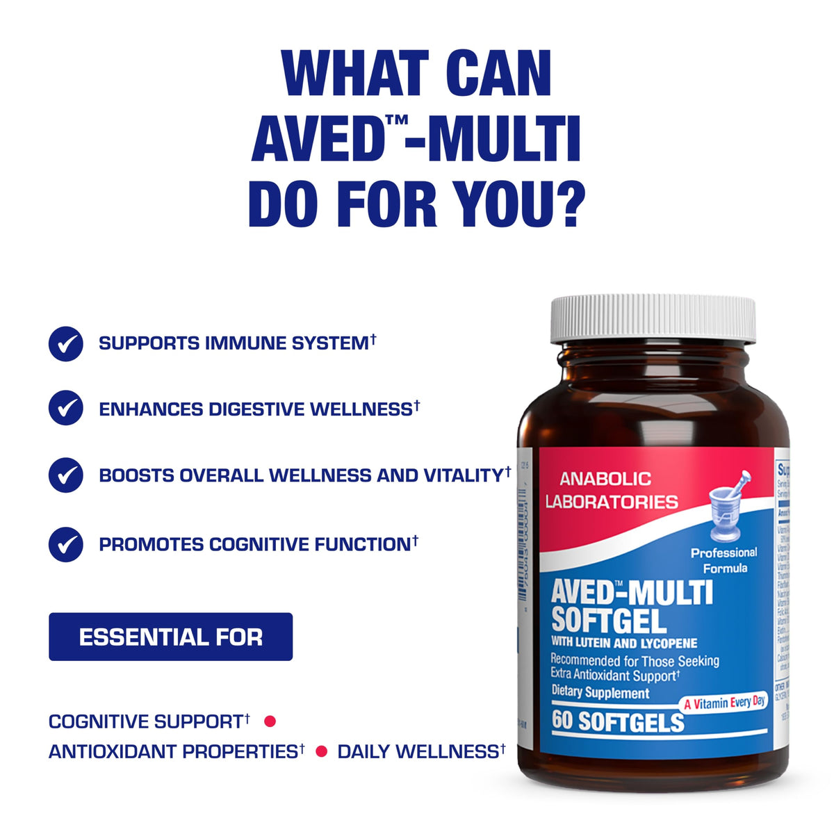 Anabolic Laboratories 30-in-1 Adult Multivitamin with Iron - 60 Softgels - image 5