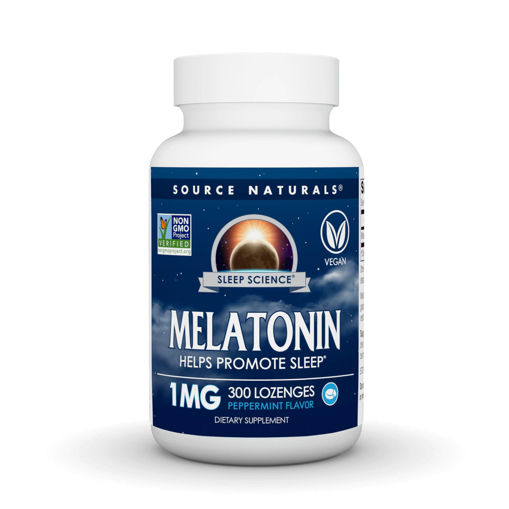 Source Naturals Melatonin 1 mg Sleep Support - 300 Lozenges