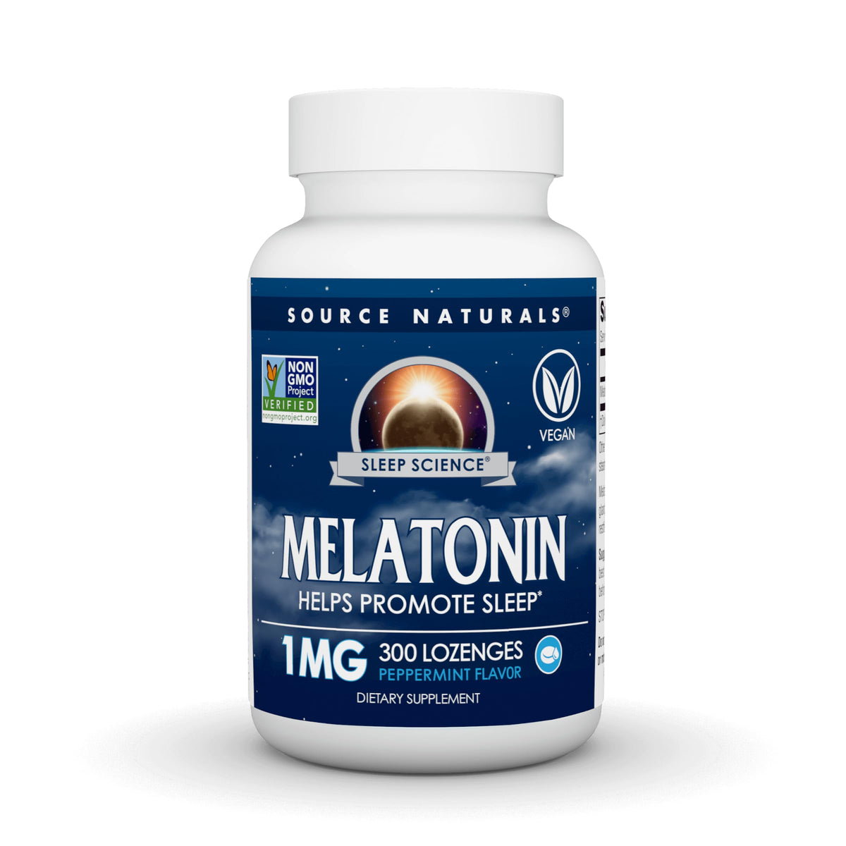 Source Naturals Melatonin 1 mg Sleep Support - 300 Lozenges