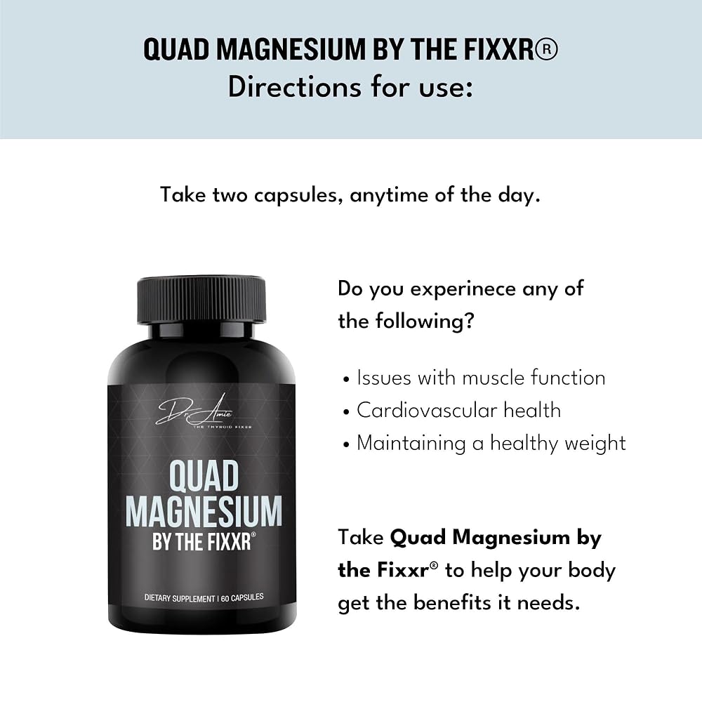 Fixxr Quad Magnesium 500 mg - 60 Capsules - image 5