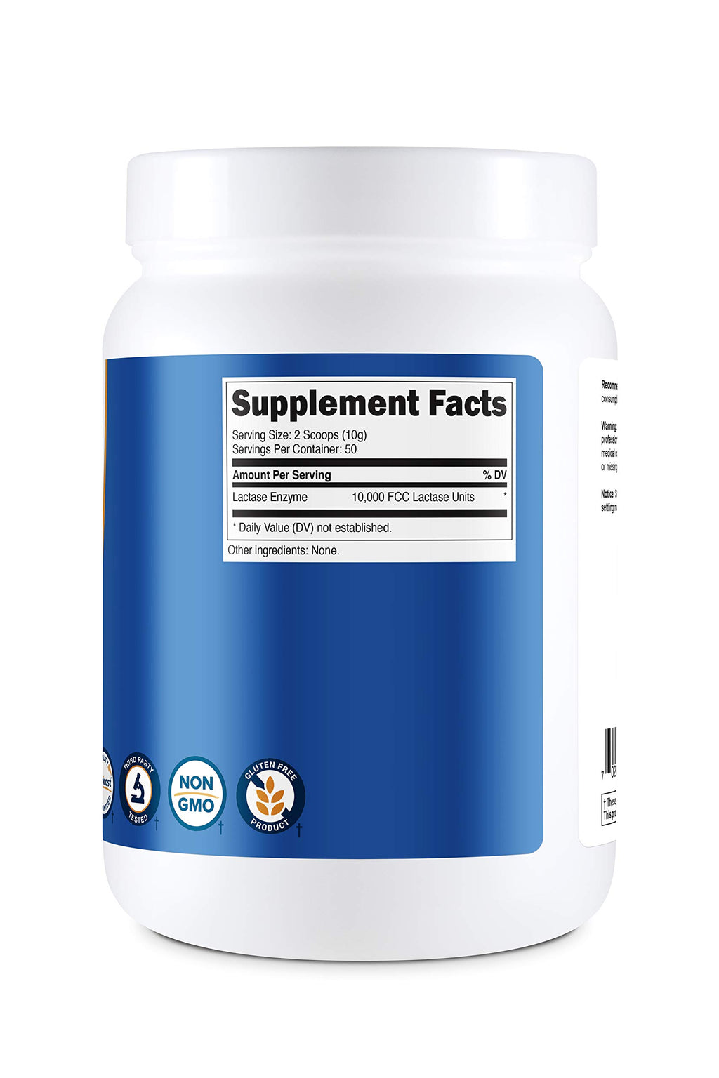 Nutricost Lactase Powder (500 Grams)