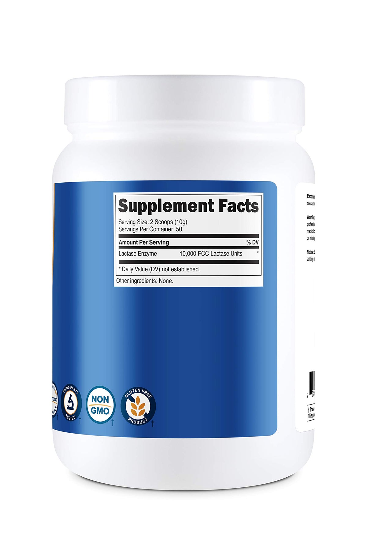 Nutricost Lactase Powder (500 Grams)