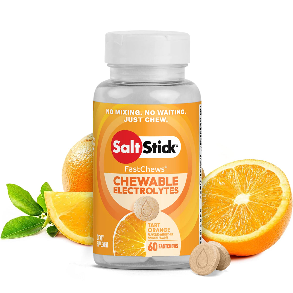 SaltStick FastChews High Sodium Electrolyte Chewable Tablets - 60 Count