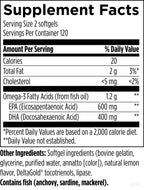 Designs for Health OmegAvail Ultra TG Fish Oil - 240 Softgels - image 4