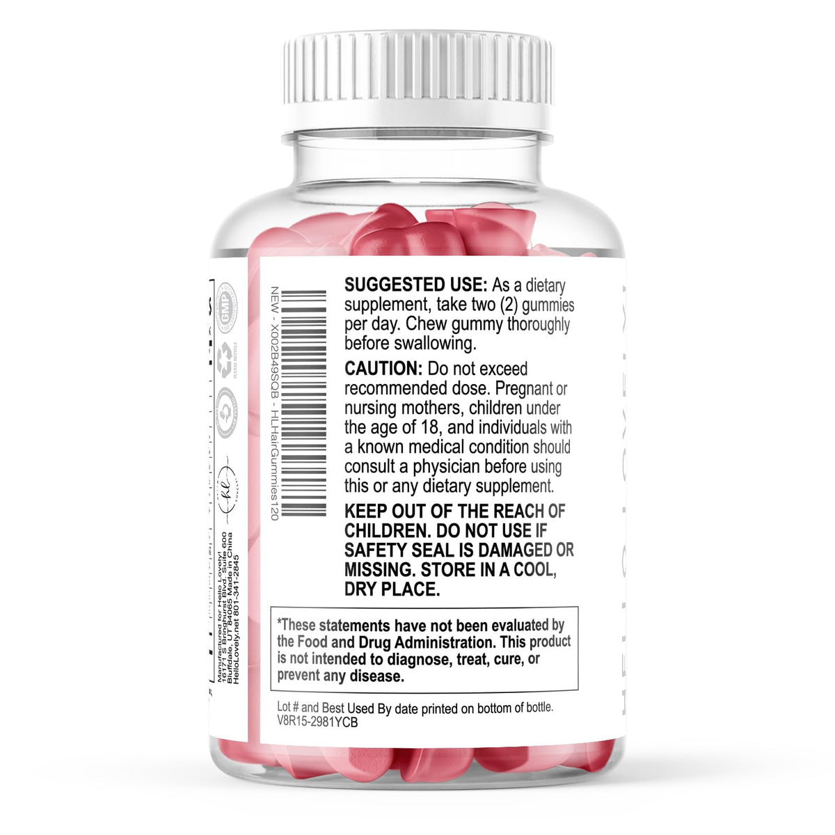 Hello Lovely! Hair Vitamin Gummy - Advanced Hair