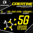Forzagen Creatine Monohydrate Powder Unflavored - 72 Servings - image 5