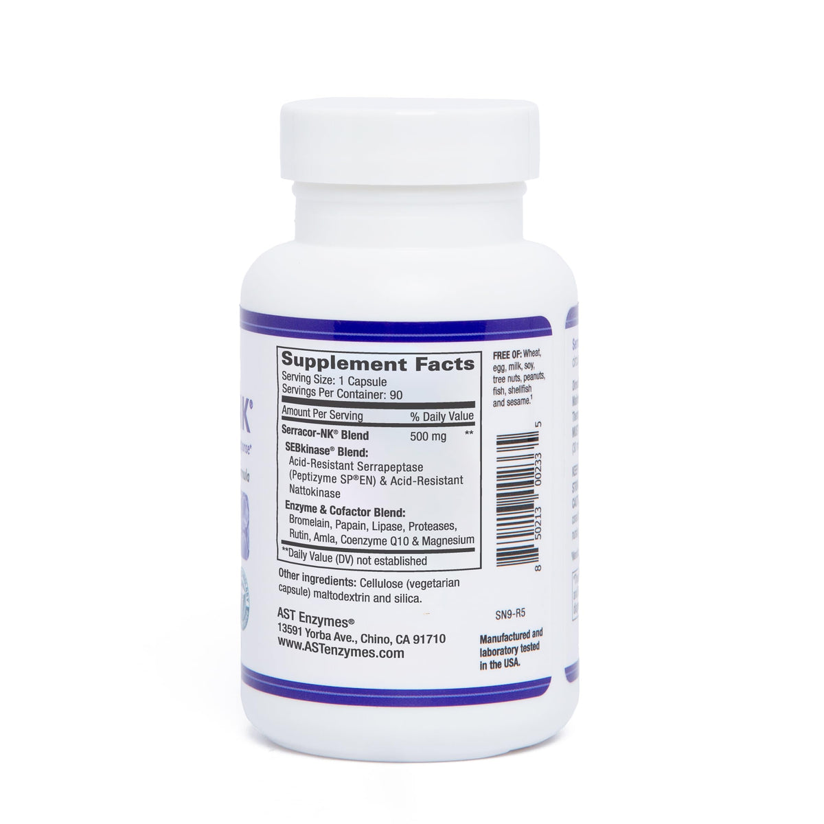 AST Enzymes Serracor-NK Proteolytic Enzyme Formula - 90 Vegetarian Capsules - image 3