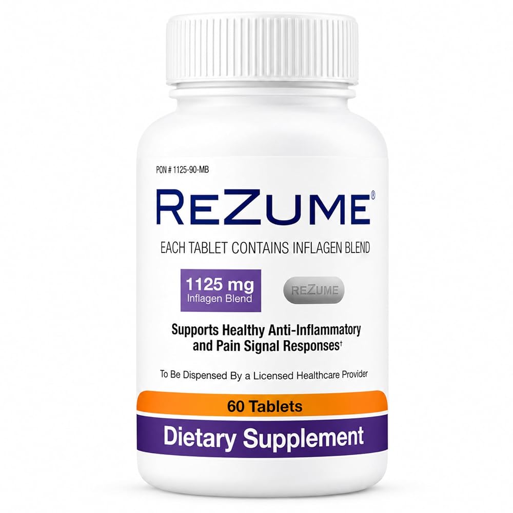 CryoDerm REZUME Tablets Full Spectrum Inflagan Blend - 60 Count - image 2