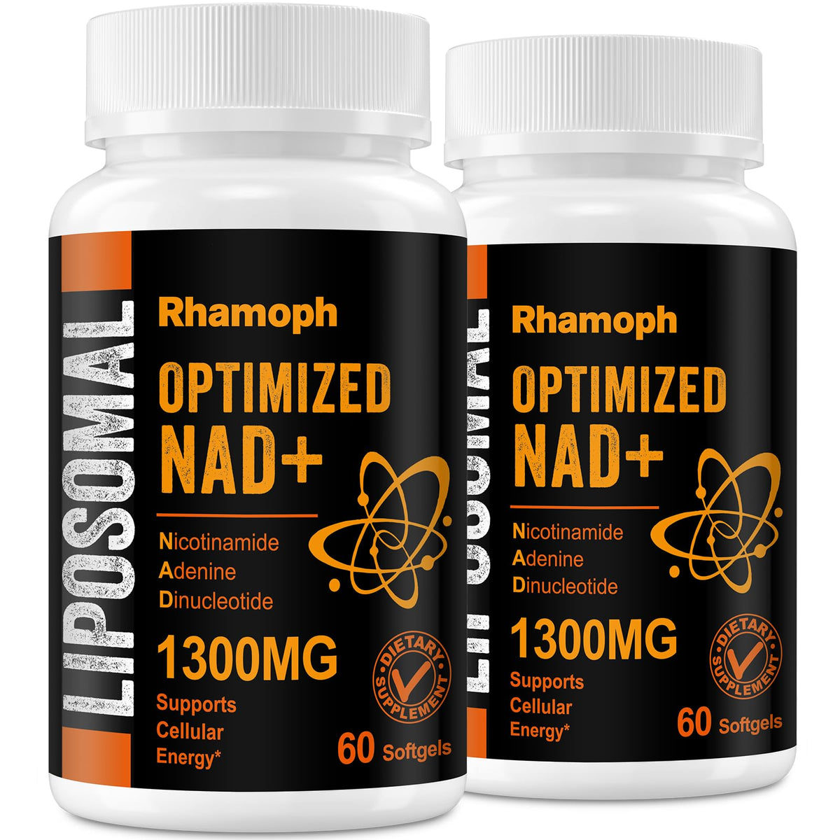 Rhameph Rossylla Liposomal NAD+ Supplement 1300 mg - 120 Softgels
