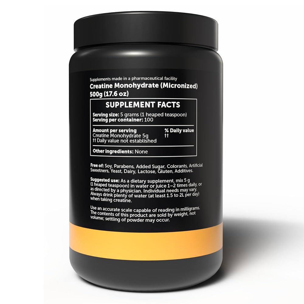 obel Creatine Monohydrate Micronized Powder - 500g - image 2