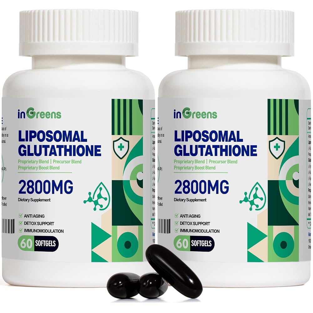 inGreens Liposomal Glutathione 2800 MG - 120 Softgels
