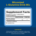 Natural Factors Micronized L-Glutamine Amino Acid 5,000 mg - 90 Servings - image 4