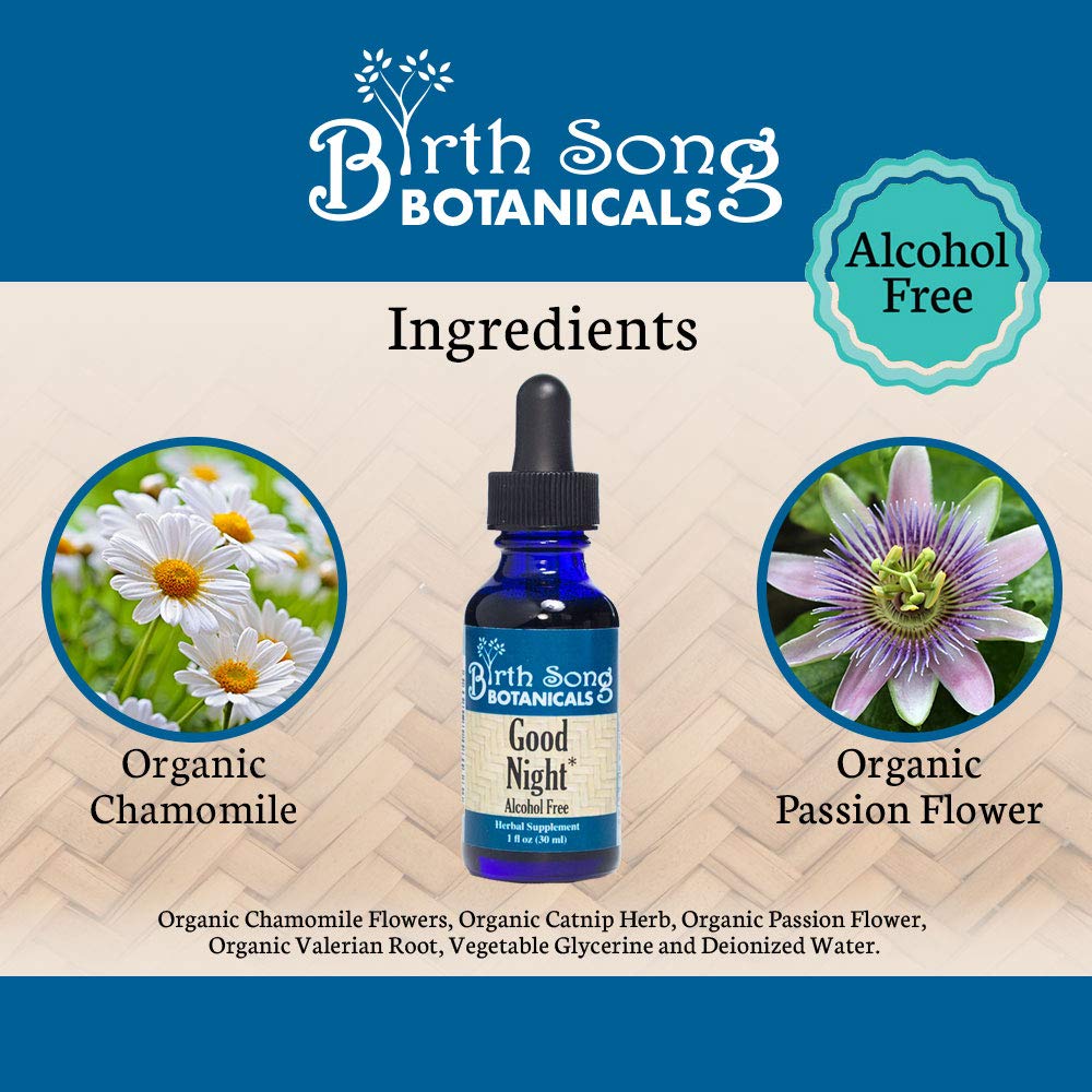 Birth Song Botanicals Good Night Herbal Sleep Tincture for Sleep - 1 Fl Oz - image 3