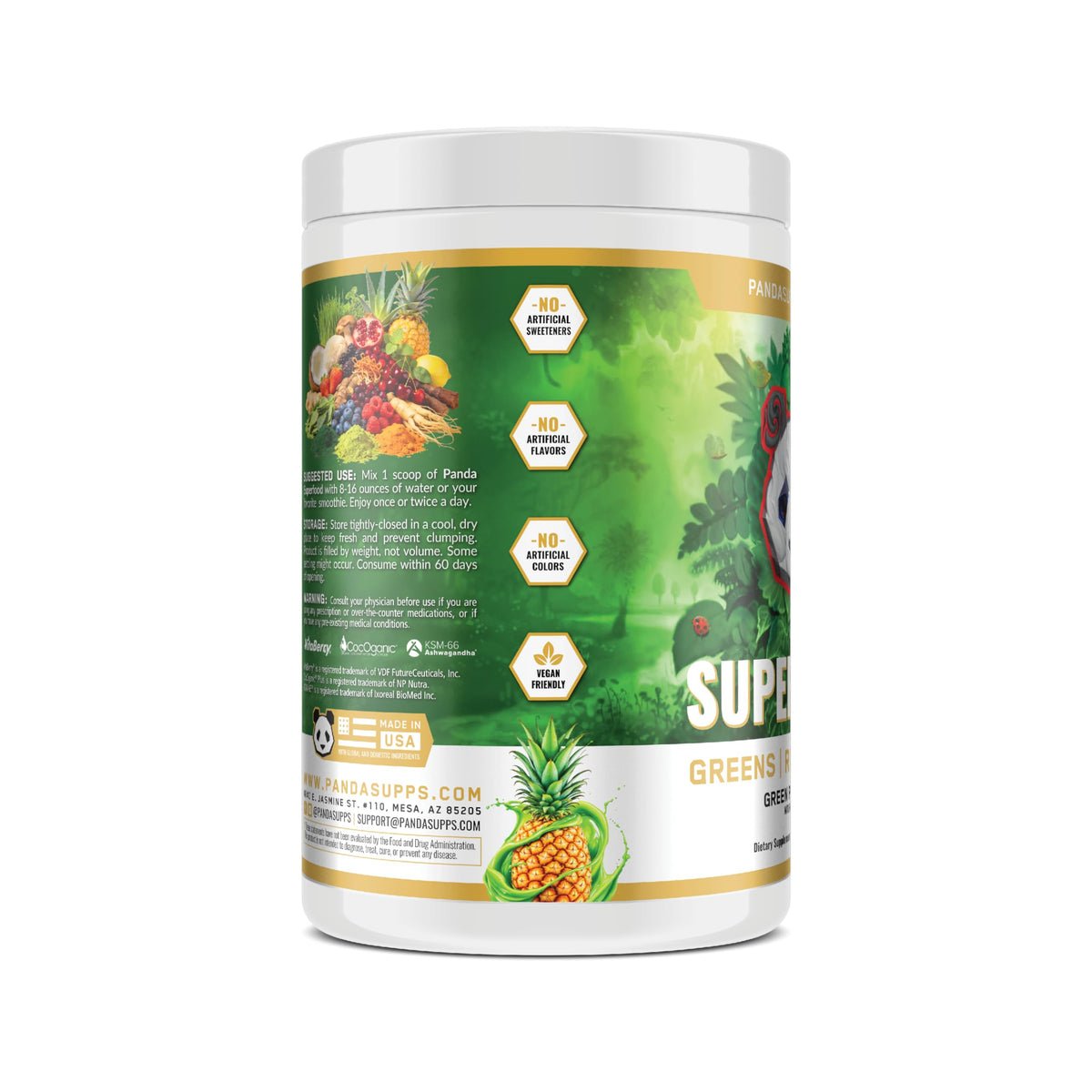 Underground Bio Labs/Panda Supps: All Natural SUPERFOOD: Greens