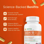 INVITA ADK 10 Vitamin Supplement - 90 Capsules - image 5
