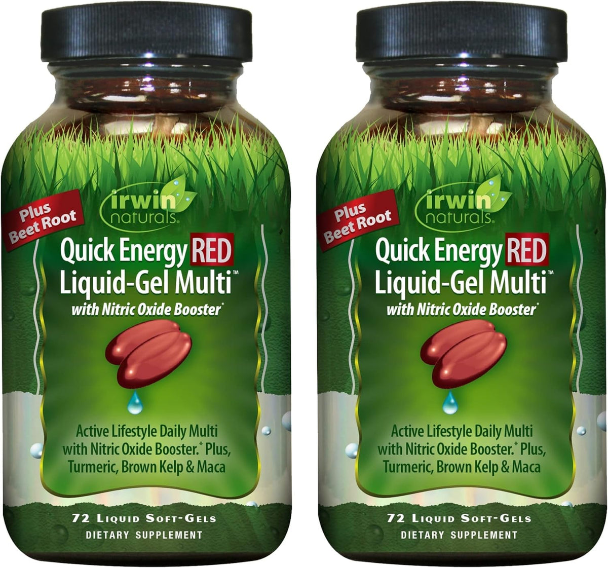 Irwin Naturals Quick Energy RED Active Lifestyle Multivitamin - 144 Softgels