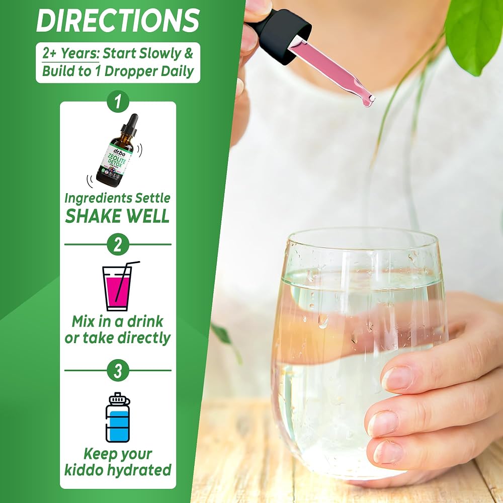 DR. BO Zeolite Detox for Kids Liquid Drops - 2 Fl Oz - image 5