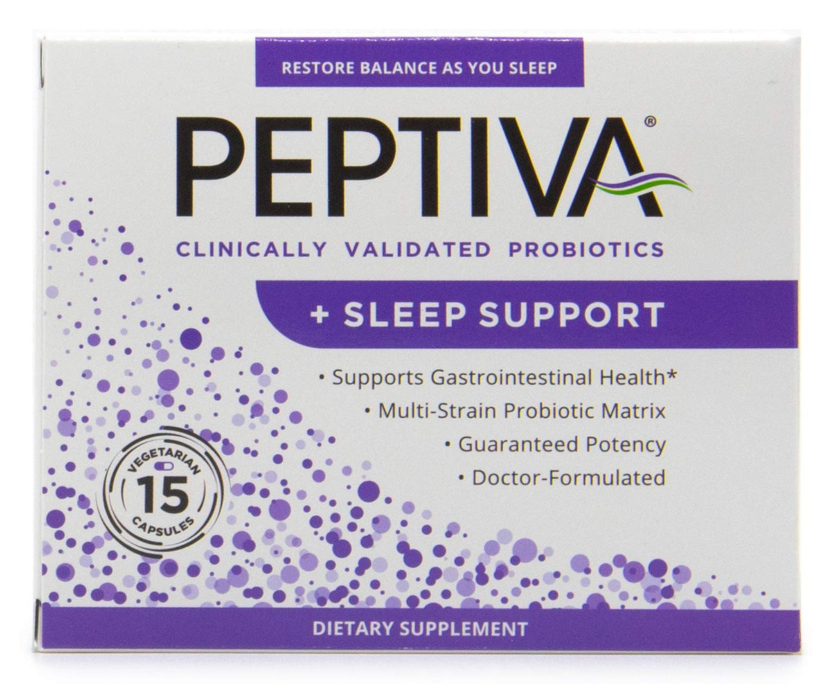 Peptiva 26 Billion CFU Probiotic and Sleep Support - Clinically