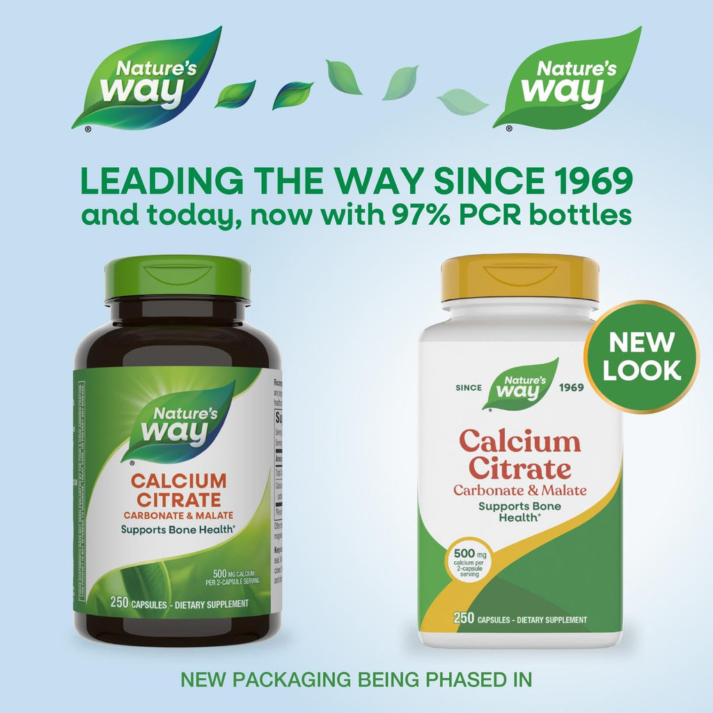 Nature's Way Calcium Citrate Complex, 500 mg per Serving