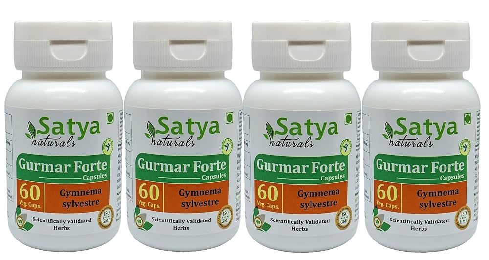 Satya Naturals Gurmar Forte Capsules 500 mg. 60 Veg. Capsule