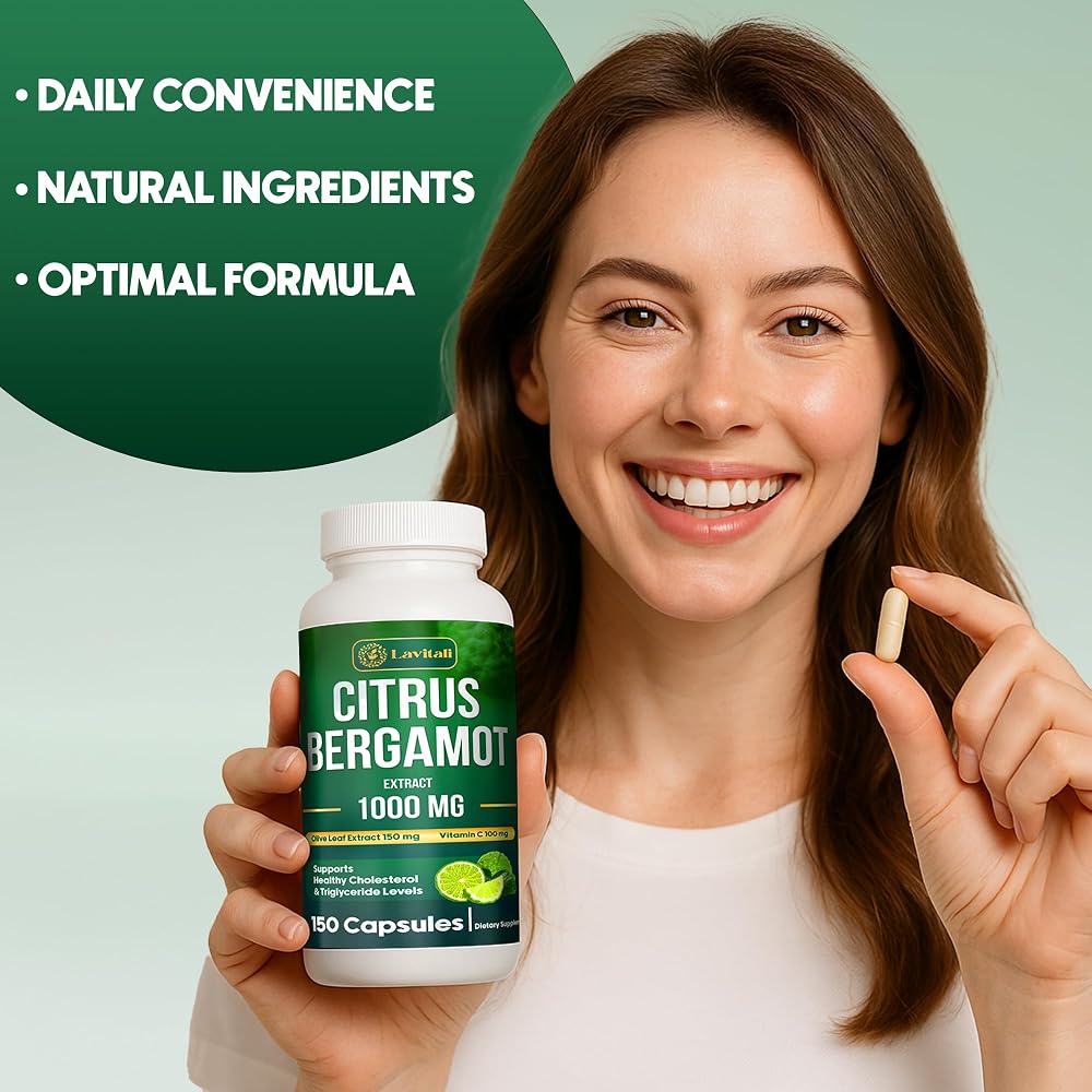 LaVitali Citrus Bergamot Extract 1000mg - 150 Vegetarian Capsules - image 7