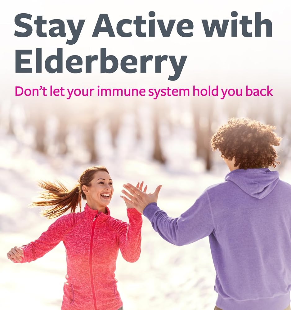 PURE CO Organic Elderberry for Adults - Vegan Sambucus Elderberry