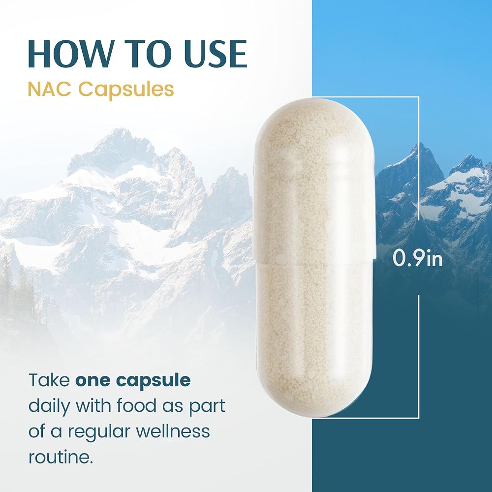 Vykee Nutrition NAC 600 mg Capsules - 120 Count - image 5