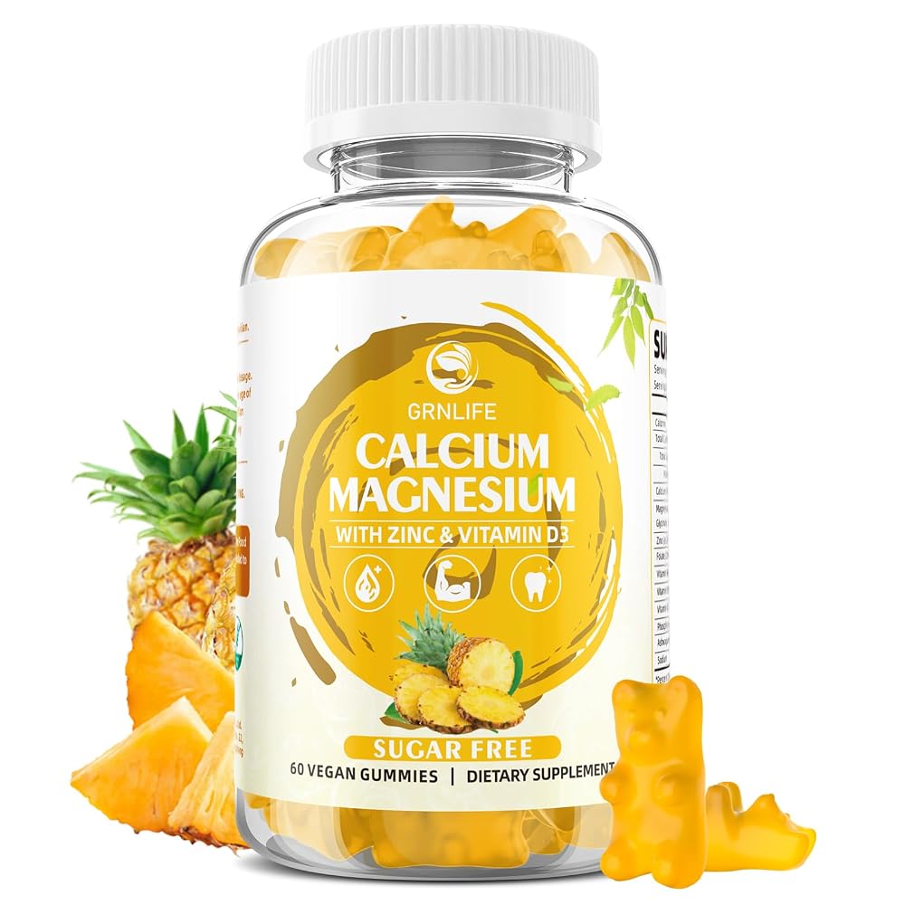 GrnLife Calcium Magnesium Zinc Gummies with Vitamin D3