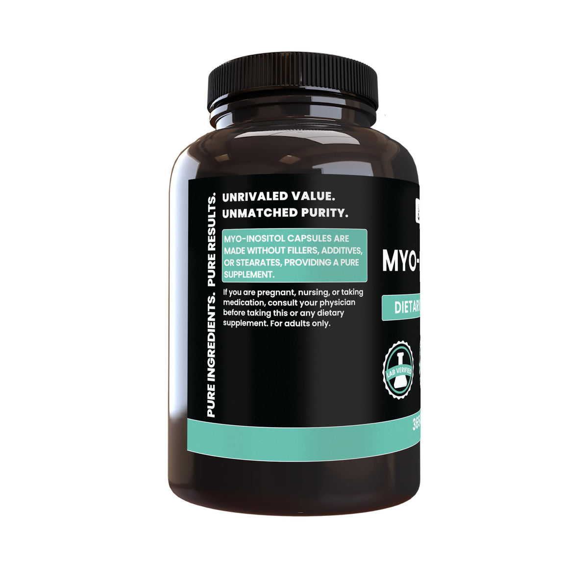 Pure Original Ingredients Myo-Inositol (730 Capsules) No Magnesium Or