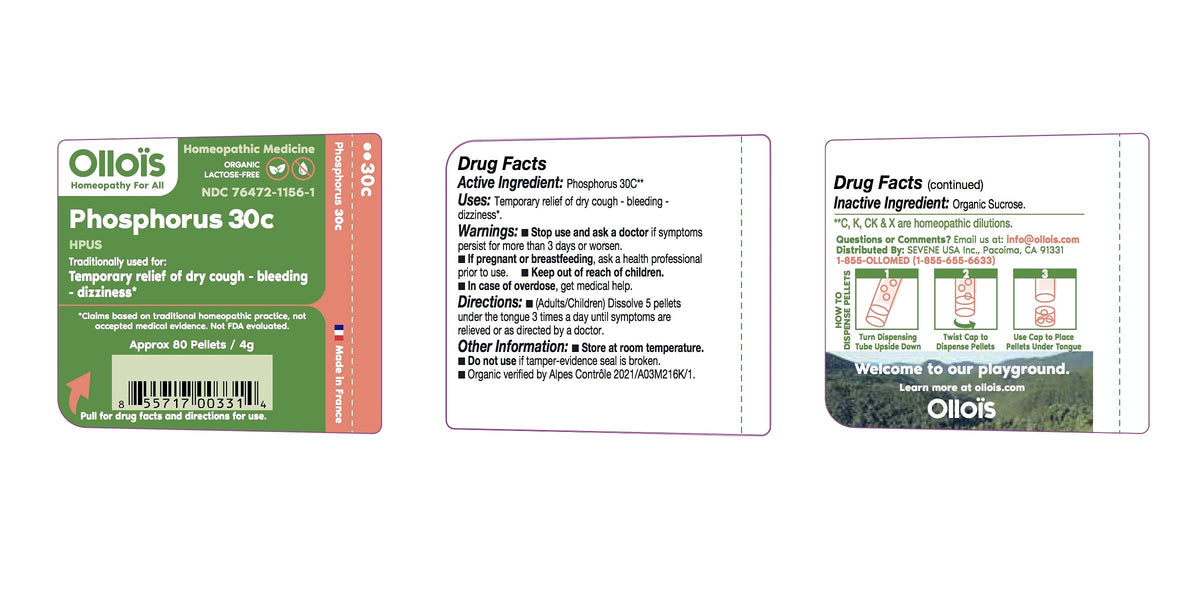OLLOÏS Phosphorus 30c Homeopathic Medicine - 80 Pellets - image 2