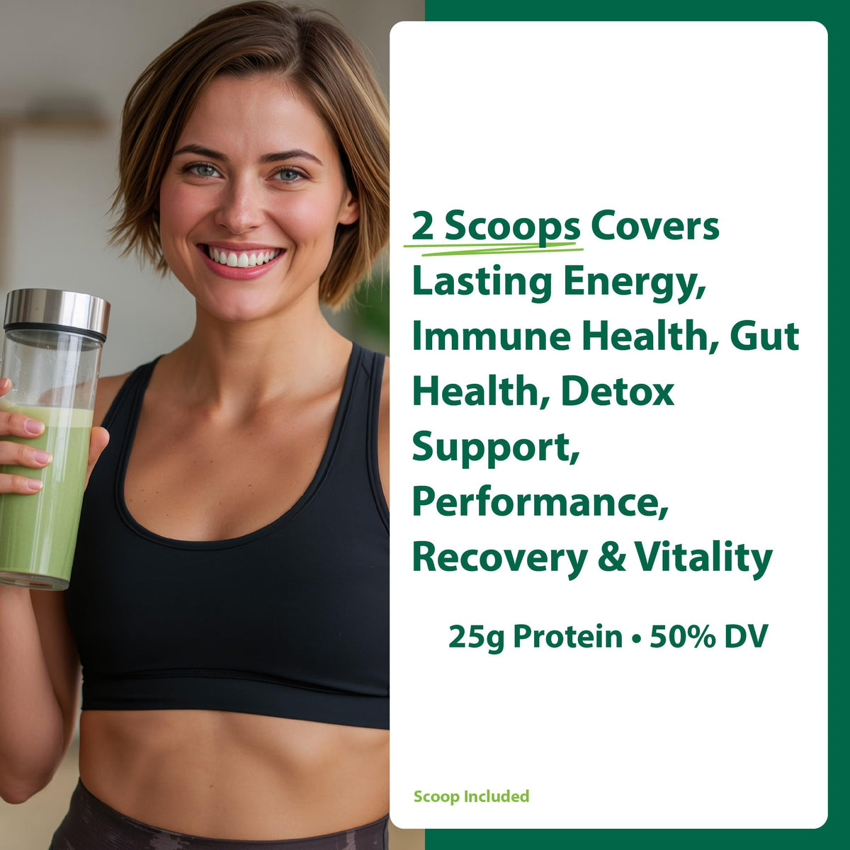 MacroLife Naturals Macromeal Protein & Greens Powder