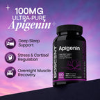 BOSCENT Apigenin 100mg Chamomile Extract for Sleep - 120 Capsules - image 8
