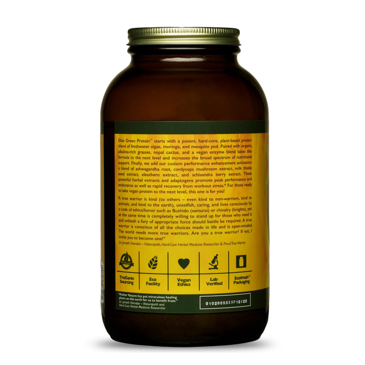 HealthForce SuperFoods Elite Green Protein Powder - 500g - image 3