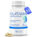 FOLATE MAXX FolateMaxx L-Methylfolate 10 mg 90 Capsules Active Folate