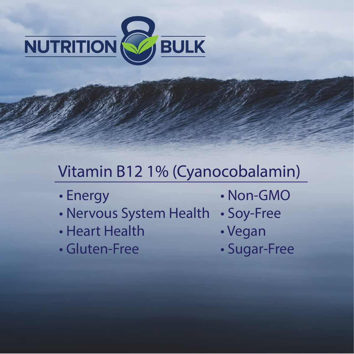 Nutrition Bulk Vitamin B12 Cyanocobalamin Powder - 50g - image 3