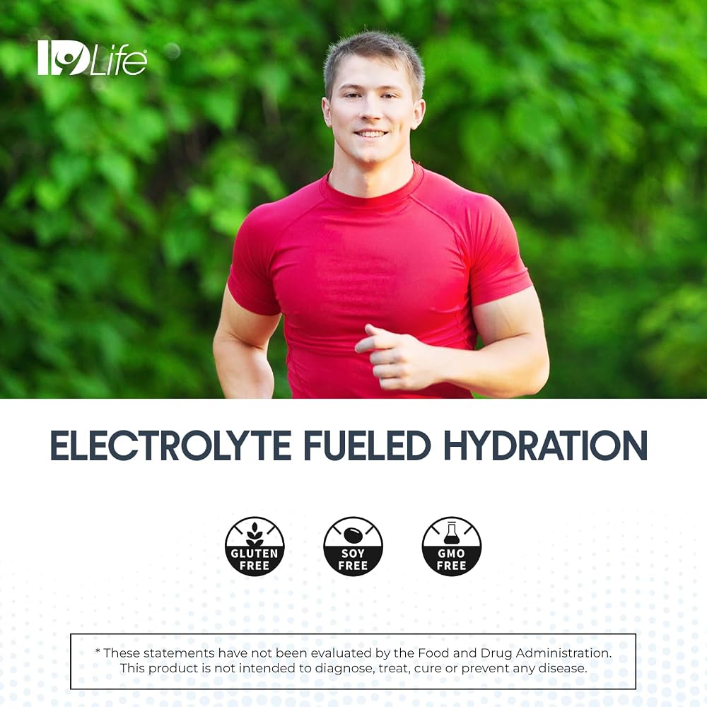 IDLife Hydrate Electrolyte Replacement Powder Fruit Punch - 15 Sticks - image 5