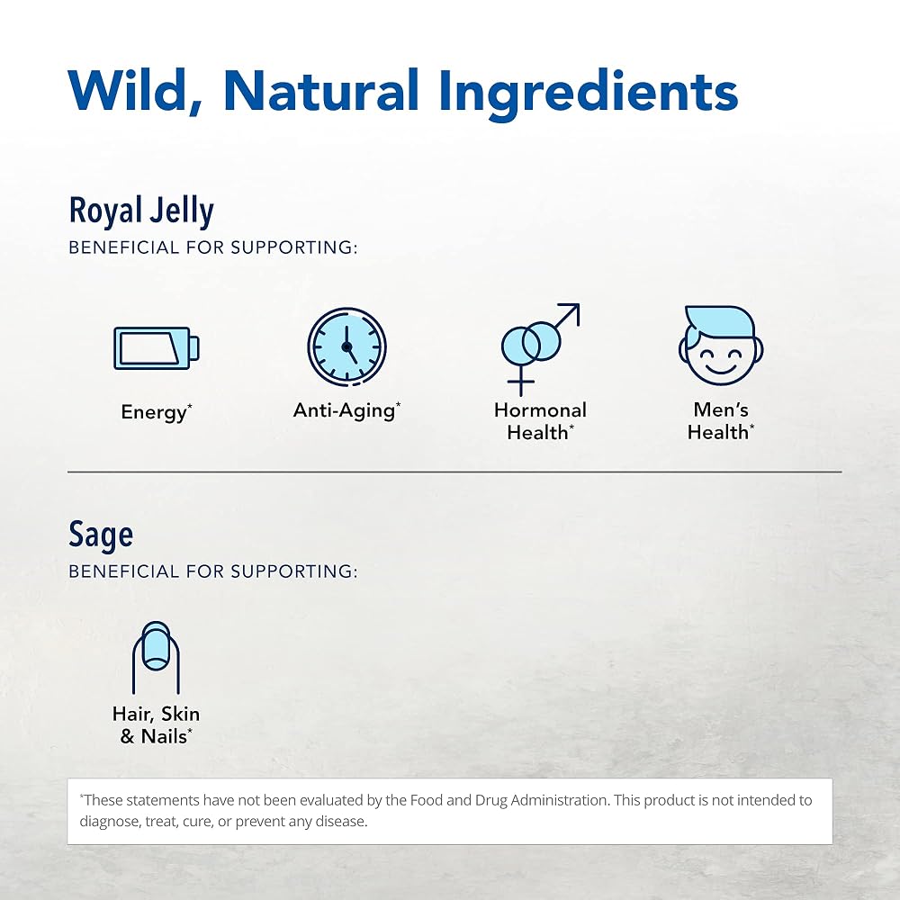 NORTH AMERICAN HERB & SPICE Royal Power Royal Jelly - 120 Capsules - image 3