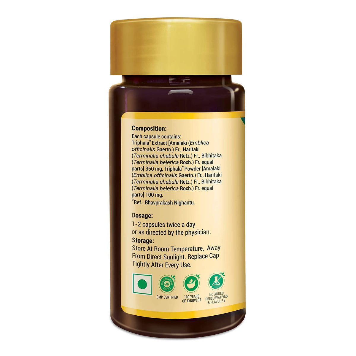 Zandu Triphala Capsules for Digestion & Gut Health - 90 Vegetarian Capsules - image 5