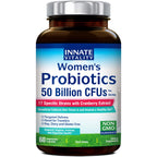 Innate Vitality Probiotics for Women 50 Billion CFUs - 60 Vegetarian Capsules